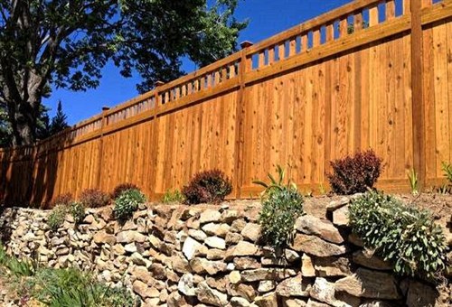 tall wood privacy fence tulsa ok